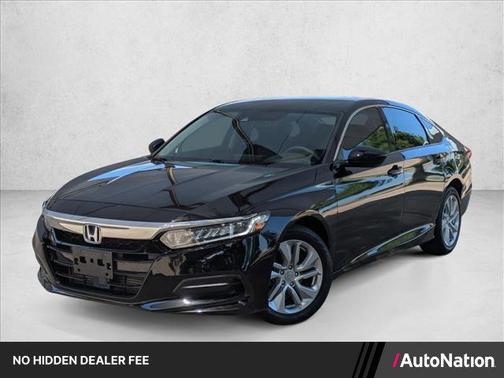 Crystal Black Pearl 2020 Honda Accord LX 1.5T