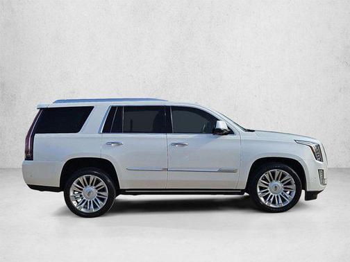 Crystal White Tricoat 2019 Cadillac Escalade Platinum
