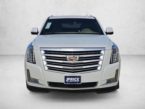 Crystal White Tricoat 2019 Cadillac Escalade Platinum