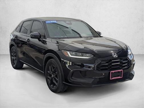 Black 2024 Honda HR-V 2WD Sport