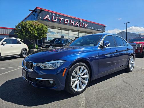 Blue 2016 BMW 328 xDrive