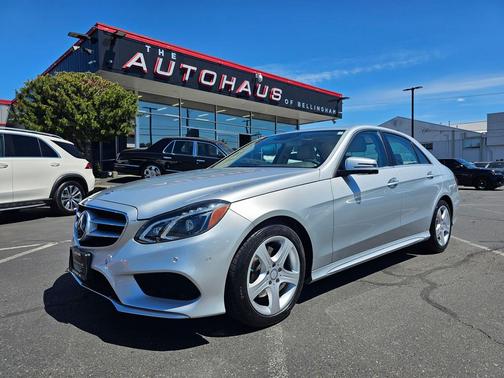 White 2014 Mercedes-Benz E-Class 4MATIC