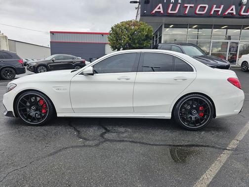 White 2015 Mercedes-Benz C-Class S