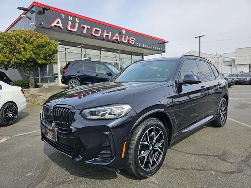Black 2022 BMW X3 xDrive30i