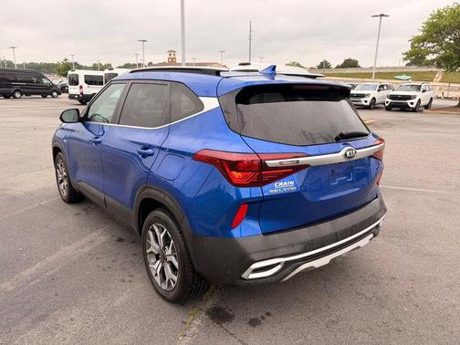 Neptune Blue 2021 Kia Seltos EX