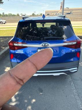 Neptune Blue 2021 Kia Seltos EX