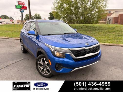 Neptune Blue 2021 Kia Seltos EX