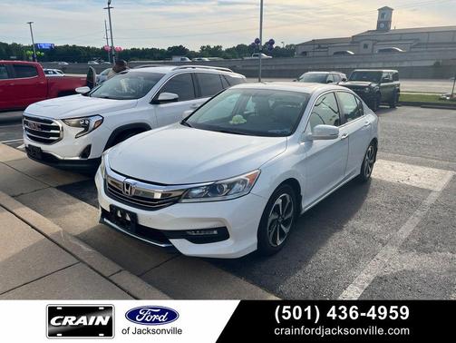 White Orchid Pearl 2017 Honda Accord EX-L