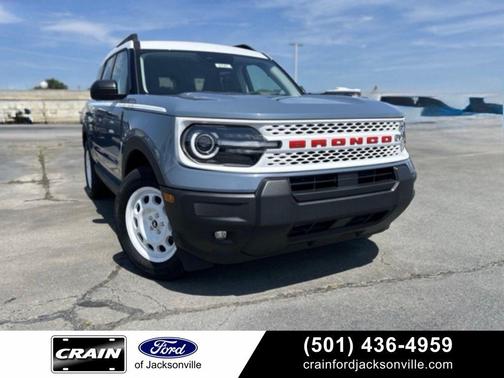Azure Gray Metallic 2025 Ford Bronco Sport Heritage