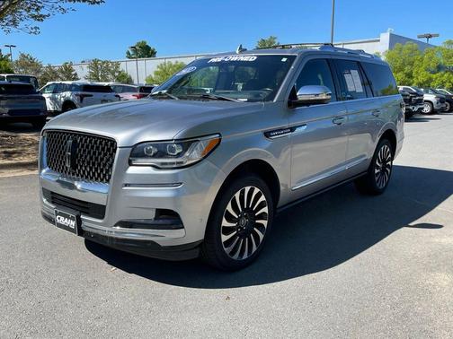 Silver Radiance Metallic Clearcoat 2022 Lincoln Navigator Black Label
