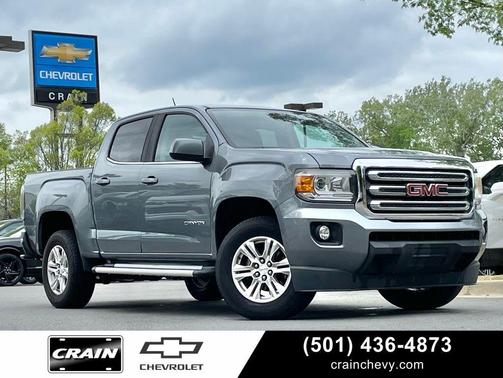 Satin Steel Metallic 2019 GMC Canyon SLE