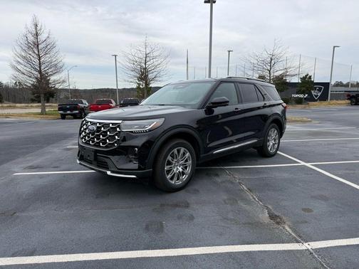 Black Metallic 2026 Ford Explorer Platinum