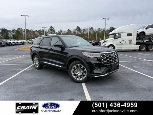 Black Metallic 2026 Ford Explorer Platinum