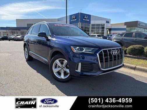 Blue Metallic 2022 Audi Q7 45 Premium