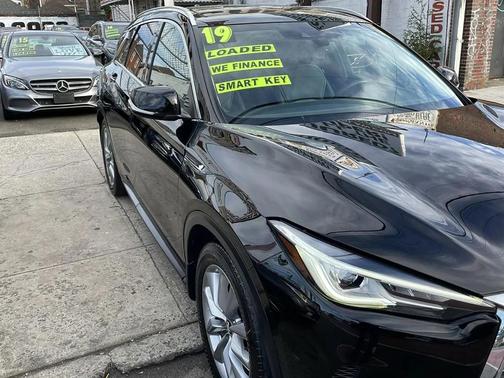 Black 2019 INFINITI QX50 Pure