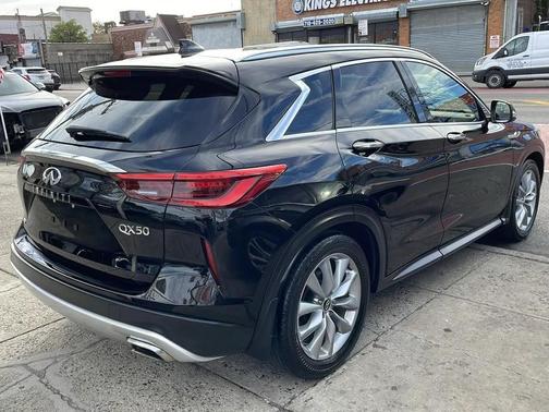 Black 2019 INFINITI QX50 Pure