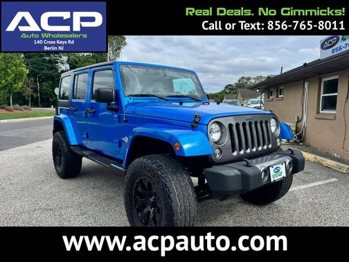 Hydro Blue Pearl Coat 2015 Jeep Wrangler Unlimited Freedom Edition