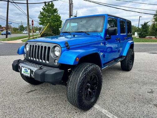 Hydro Blue Pearl Coat 2015 Jeep Wrangler Unlimited Freedom Edition