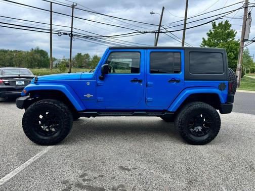 Hydro Blue Pearl Coat 2015 Jeep Wrangler Unlimited Freedom Edition