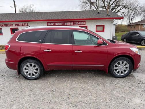 Crystal Red Tintcoat 2013 Buick Enclave Leather