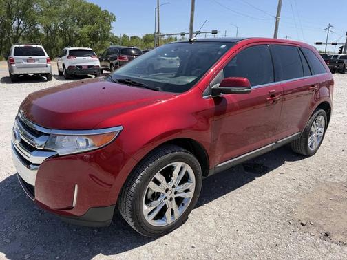 Burgundy 2013 Ford Edge Limited