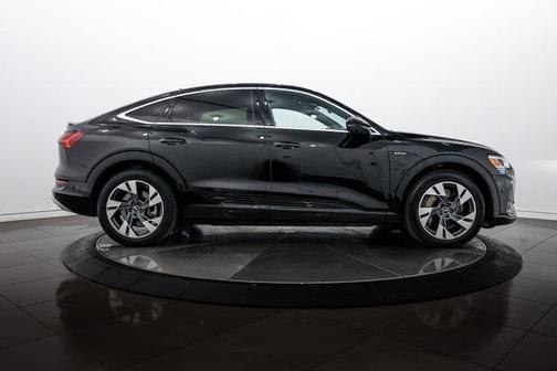 Brilliant Black 2023 Audi e-tron Sportback S line Premium Plus