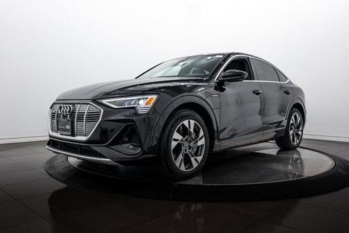Brilliant Black 2023 Audi e-tron Sportback S line Premium Plus