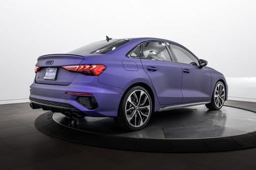 Mythos Black Purple Wrap 2022 Audi S3 Prestige