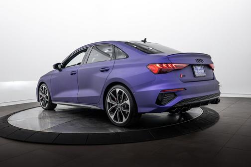 Mythos Black Purple Wrap 2022 Audi S3 Prestige