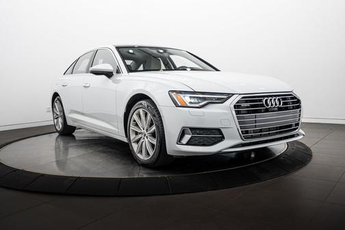 Glacier White Metallic 2020 Audi A6 45 Premium Plus