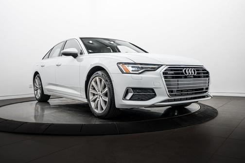 Glacier White Metallic 2020 Audi A6 45 Premium Plus