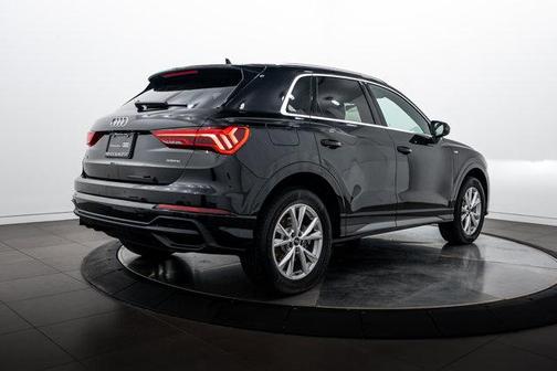 Mythos Black Metallic 2025 Audi Q3 45 S line Premium Plus