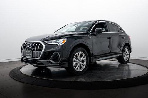 Mythos Black Metallic 2025 Audi Q3 45 S line Premium Plus
