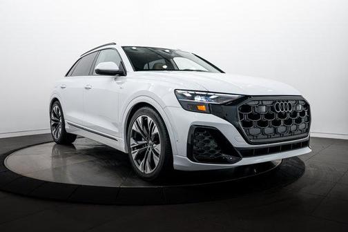 Glacier White 2026 Audi Q8 55 Prestige