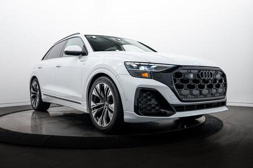 Glacier White 2026 Audi Q8 55 Prestige
