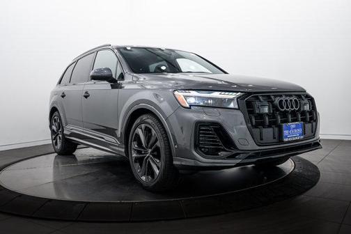 Gray 2026 Audi Q7 55 Prestige