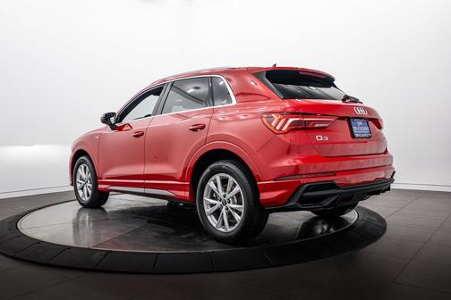 Progressive Red Metallic 2025 Audi Q3 45 S line Premium Plus