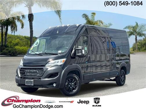 Black Clearcoat 2026 RAM ProMaster 2500 Window Van High Roof