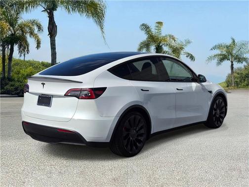 Pearl White Multi-Coat 2022 Tesla Model Y Performance Dual Motor All-Wheel Drive