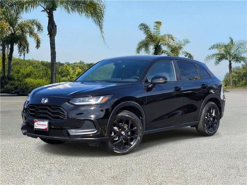 Crystal Black Pearl 2024 Honda HR-V 2WD Sport