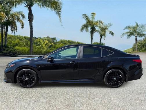 Midnight Black Metallic 2025 Toyota Camry SE