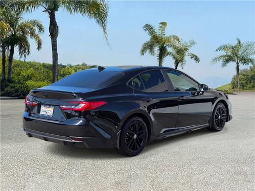 Midnight Black Metallic 2025 Toyota Camry SE