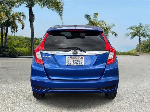 Aegean Blue Metallic 2018 Honda Fit EX