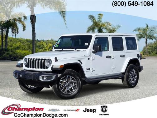 Bright White Clearcoat 2026 Jeep Wrangler 4-Door Sahara 4x4