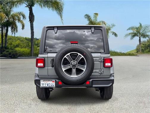 Sting-Gray Clearcoat 2023 Jeep Wrangler 4-Door Sahara 4x4