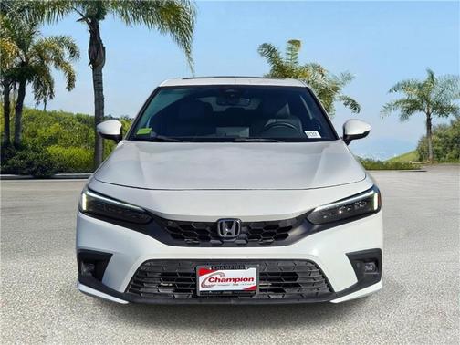 Platinum White Pearl 2024 Honda Civic Sport Touring