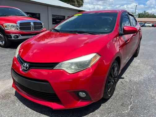 Barcelona Red Metallic 2014 Toyota Corolla LE Premium