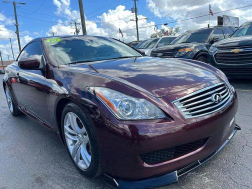 Burgundy 2010 INFINITI G37 Base