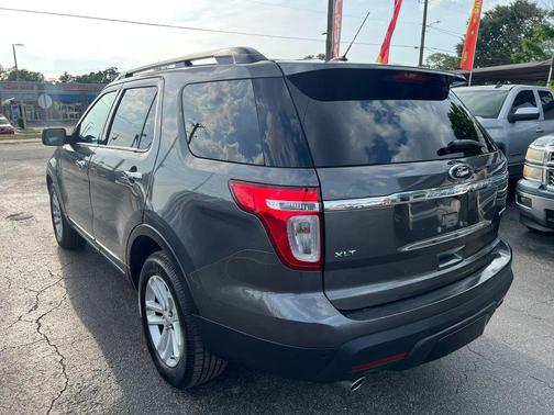 White Platinum Metallic Tri-Coat 2015 Ford Explorer XLT