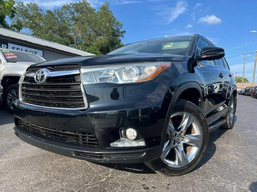 Attitude Black Metallic 2015 Toyota Highlander Limited Platinum